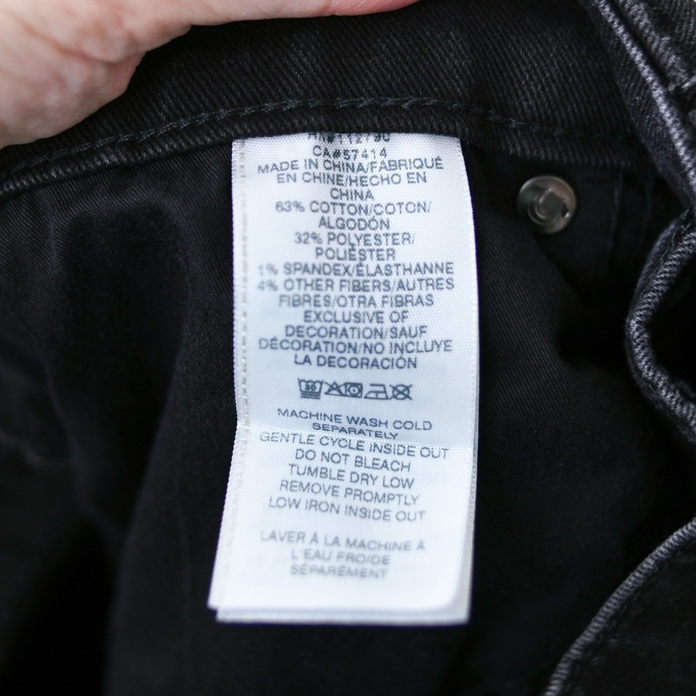 True Religion Ricky Relaxed Straight Jeans Mens 36‎ Black Flap Pocket Stretch - Picture 10 of 11